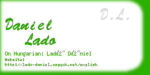 daniel lado business card